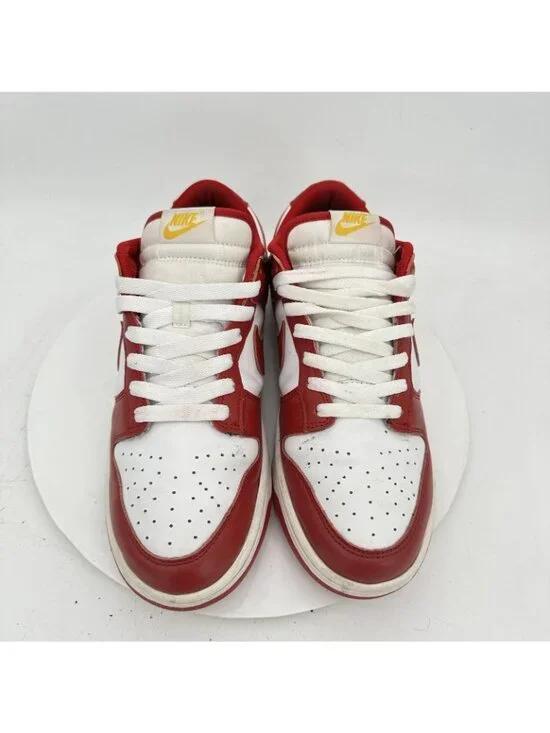 Nike Dunk Low Retro Men Size 11 DD1391-602 Gym Red White Training Shoes - Picture 11 of 11